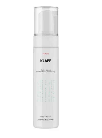 Klapp Cosmetics Multi Level Performance, Cleansing Foam (Pianka oczyszczająca do twarzy)
