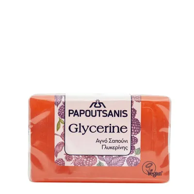 Papoutsanis Pure Glycerine Soap with Fruity Berries Scent (Mydło glicerynowe o zapachu owocowo - jagodowym)