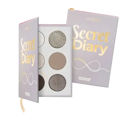 Affect Storyteller Colletion, Secret Diary Eyeshadow Palette (Paleta cieni do powiek)