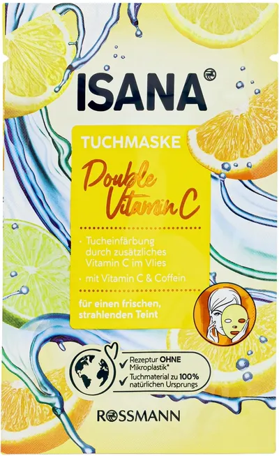 Isana Double Vitamin C Sheet Mask (Maska w płachcie z witaminą C)