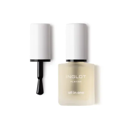 Inglot All-in-One, Playinn Nail Polish (Bezbarwny lakier do paznokci)