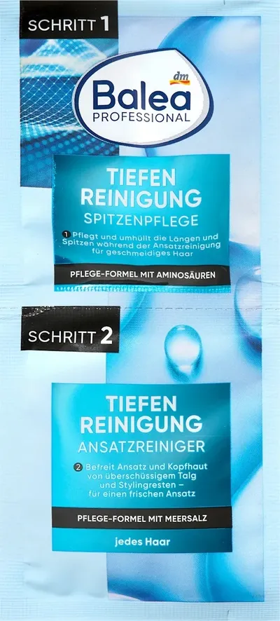Balea Professional, Hair Serum + Shampoo (Oczyszczający szampon i serum do włosów)
