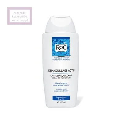 RoC Demaquillage Actif, Lait Demaquillant Peaux Seches [Cleansing Lotion Dry Skin] (Mleczko dla suchej skóry)