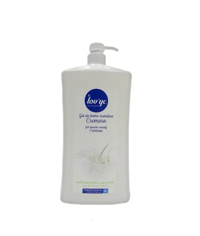Lov'yc Creamy Rice Milk and Avocado, Shower Gel (Mleczko ryżowe i Avocado, Kremowy żel pod prysznic)