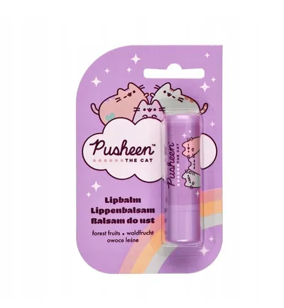 The Beauty Care Company Pusheen The Cat, Forest Fruit, Lip Balm (Owoce leśne, Odżywczy balsam do ust)