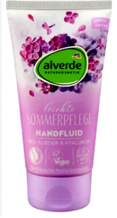 Alverde Bio Lilac & Hyaluron Acid, Hand Fluid (Bio-Bez i Kwas hialuronowy, Fluid do rąk)