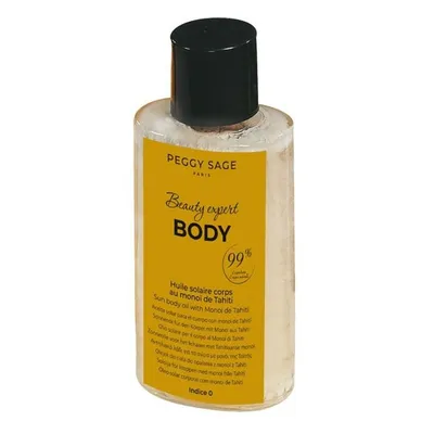 Peggy Sage Beauty Expert, Body, Sun Body Oil with Manoi de Tahiti (Wegański olejek do opalania)