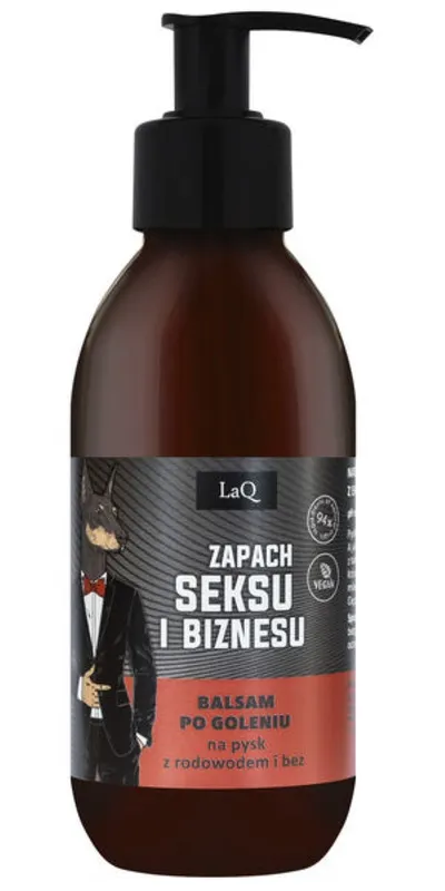 LaQ Doberman, Zapach seksu i biznesu, Balsam po goleniu