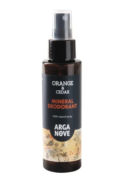 Arganove Dezodorant mineralny `Cedr z pomarańczą`