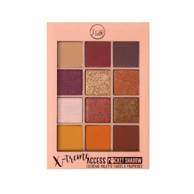 J.Cat Beauty Walk of Stardom, X-Treme Acces Pocket Eyeshadow (Paleta cieni do powiek)