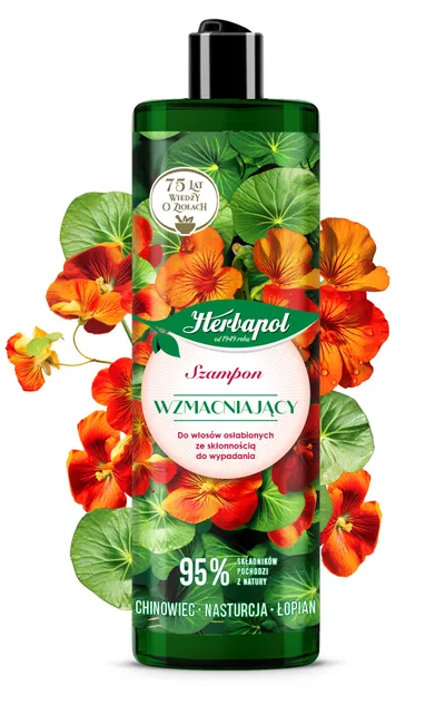 Herbapol Szampon wzmacniający do włosów osłabionych i skłonnych do wypadania