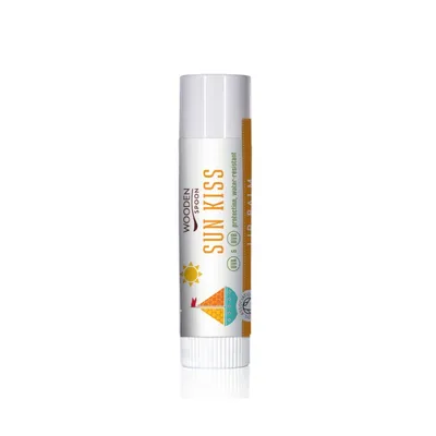 Wooden Spoon Sun Kiss, Protection Lip Balm SPF45 (Ochronny balsam do ust z SPF45)