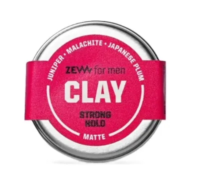 Zew For Men Strong Hold Matte Clay (Glinka do włosów zapewniająca mocny chwyt i matowe wykończenie)