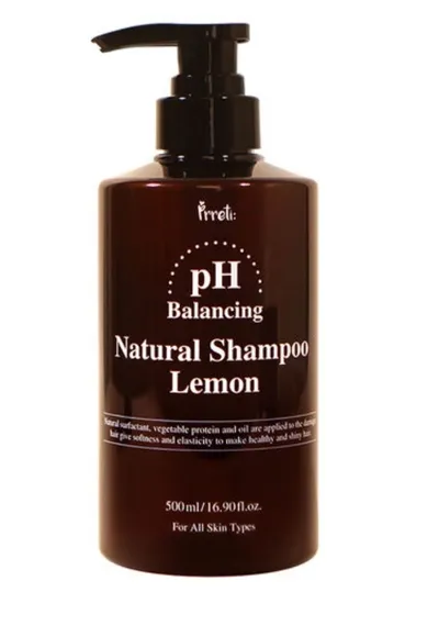 Prreti Lemon, pH Balancing Natural Shampoo (Cytryna, Szampon do włosów zniszczonych)