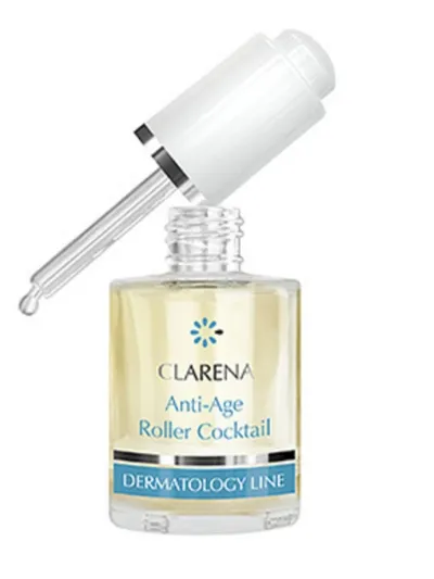 Clarena Dermatology Line, Anti Age Roller Cocktail (Koktajl przeciwzmarszczkowy)