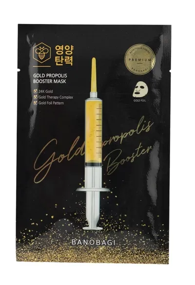 Banobagi Gold Propolis Booster Mask (Przeciwzmarszczkowa maska w płachcie ze złotem koloidalnym)