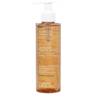 Korres Pomegranate Pore Refining Cleansing Gel (Żel do mycia twarzy dla skóry tłustej i mieszanej)