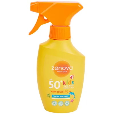 Zenova Suncare Sensitive, Sun Milk for Kids SPF50 (Mleczko do opalania dla dzieci SPF50)