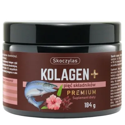 Skoczylas Kolagen +, Kolagen z łososia z pięcioma składnikami premium, Suplement diety