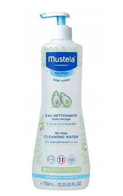 Mustela Bebe Enfant, No Rinse Cleansing Water (Woda oczyszczająca bez spłukiwania)