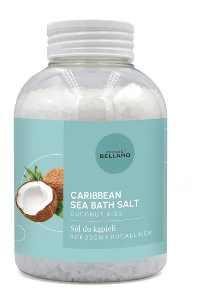Fergio Bellaro Coconut Kiss, Caribbean Bath Salt (Kokosowy pocałunek, Sól do kąpieli)