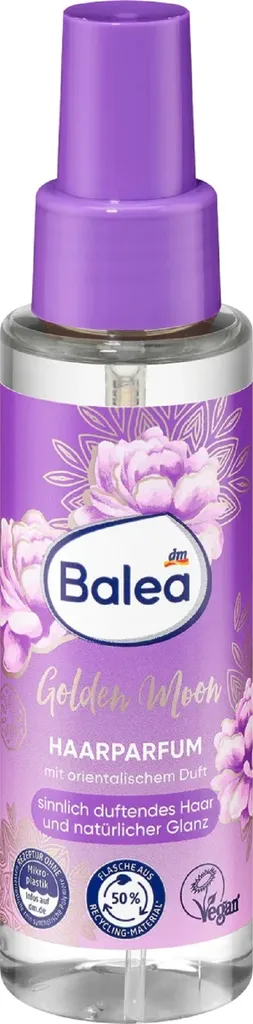 Balea Golden Moon, Hair Perfume (Perfumy do włosów)