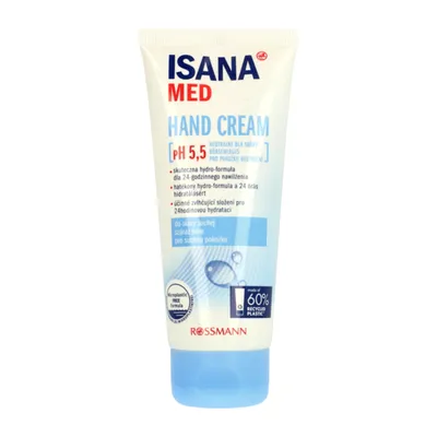 Isana Med, pH 5,5, Hand Cream (Naturalne ph 5,5,,Krem do rąk (nowa wersja))