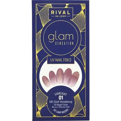Rival de Loop Glam Sensation, UV Nail Foils (Folie na paznokcie z efektem żelowego manicure)
