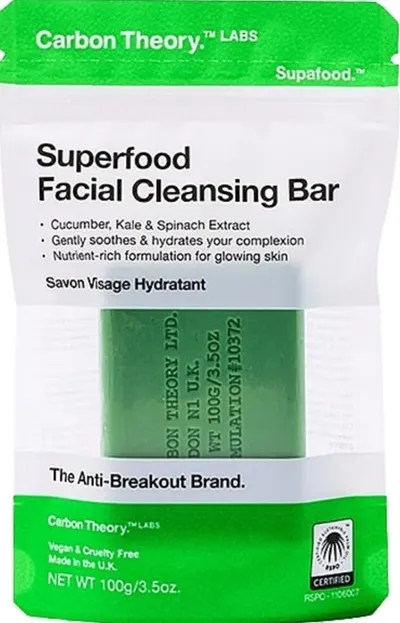 Carbon Theory Superfood, Facial Cleansing Bar (Odżywcze mydło do twarzy)
