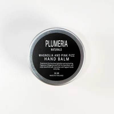 Plumeria Naturals Magnolia and Pink Fizz, Hand Balm (Magnolia i Różowe Bąbelki, Balsam do rąk)