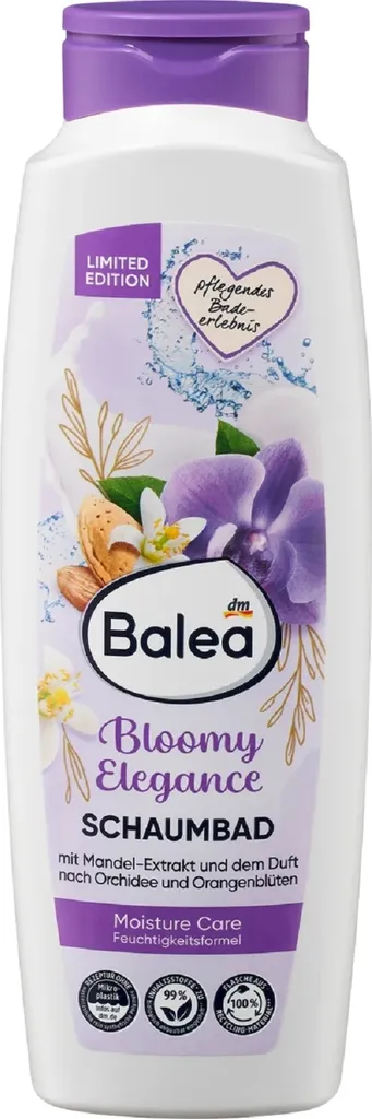Balea Bloomy Elegance,  Bubble Bath (Płyn do kąpieli)