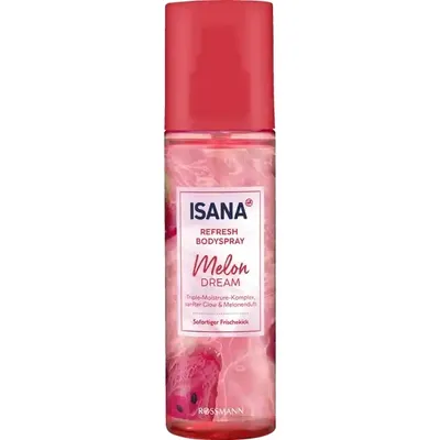 Isana Melon Dream, Refresh Body Spray (Mgiełka do ciała)