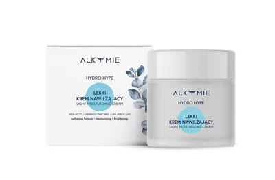 Alkmie Hydro Hype, Light Moisturizing Cream (Lekki krem nawilżający)