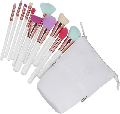 Ilu Basic Set, Zestaw 11 pędzli do makijażu z etui