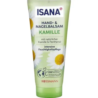 Isana Camomille, Hand and Nail Balm (Rumianek, Balsam do rąk i paznokci (nowa wersja))