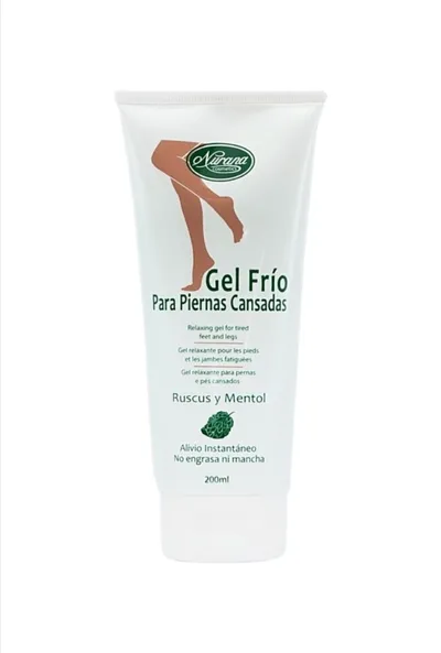 Nurana Mentol & Ruscus, Cold Gel For Tired Legs (Chłodzący żel do nóg)