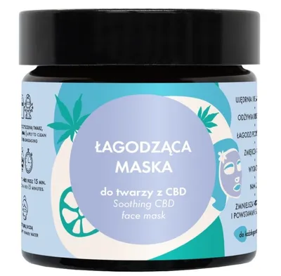 Lullalove Łagodząca maska do twarzy z CBD