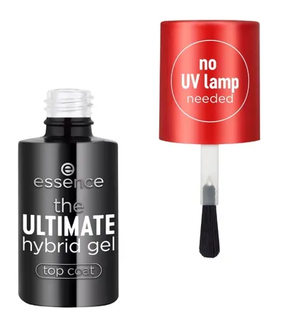 Essence The Ultimate Hybrid Gel, Top Coat (Top do paznokci z efektem hybrydy)