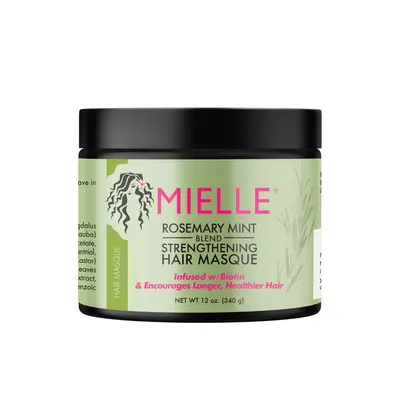 Mielle Rosemary & Mint, Strengthening Hair Masque (Rozmaryn i Mięta, Wzmacniająca maska do włosów)