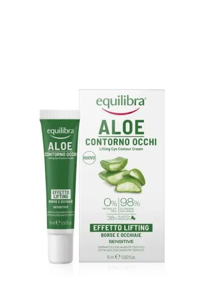 Equilibra Aloe, Lifting Eye Contour Cream (Aloes, Liftingujący krem pod oczy)