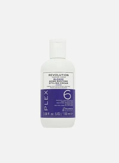 Revolution Haircare Plex 6 Blonde, Bond Restore Styling Cream (Krem do stylizacji włosów blond)