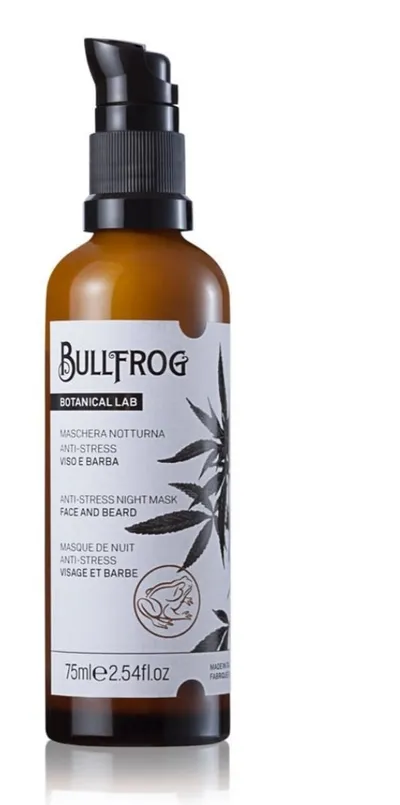 Bullfrog Botanical Lab, Anti-Stress Night Mask for Face & Beard (Maska do twarzy i brody na noc)