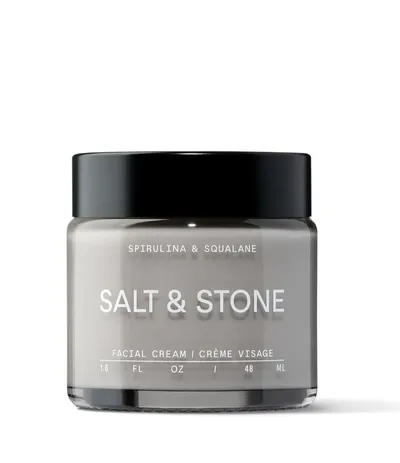 Salt & Stone Spirulina & Squalane, Facial Cream (Głęboko nawilżający krem do twarzy)