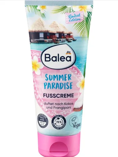 Balea Summer Paradise, Foot Cream (Krem do stóp)