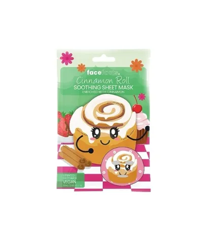 Face Facts Cinnamon Roll, Soothing Sheet Mask (Cynamonowa maska w płachcie)