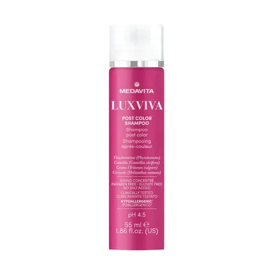 Medavita Luxviva, Post Color Shampoo (Szampon do włosów farbowanych utrzymujący i chroniący kolor)