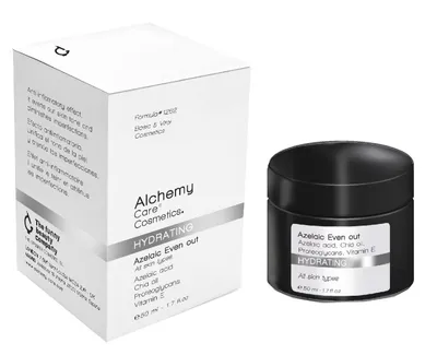 Alchemy Care Cosmetics Hydrating, Azelaic Even Out Cream (Nawilżający krem do twarzy z kwasem azelainowym)