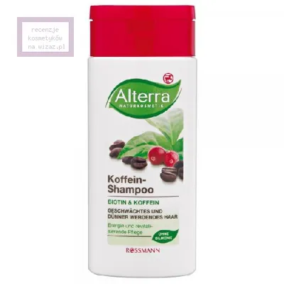 Alterra Koffein Shampoo - Biotin & Koffein (Szampon do włosów osłabionych i przerzedzających się `Biotyna i kofeina`)