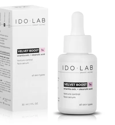 Idolab Velevet Boost, Texture Control Face Serum (Serum wygładzająco-liftingujące)