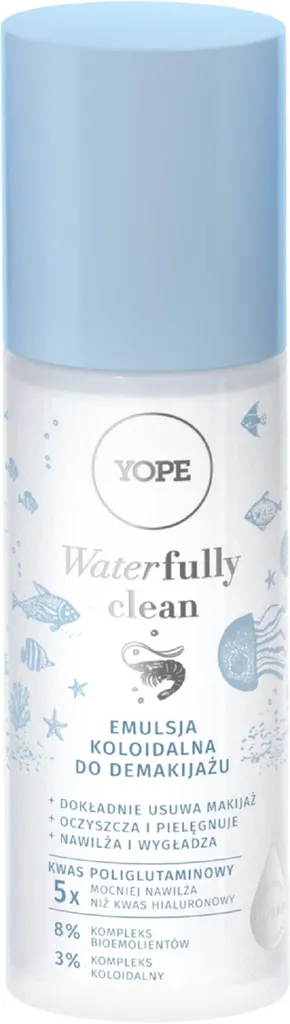 Yope Waterfully, Clean, Koloidalna emulsja do demakijażu